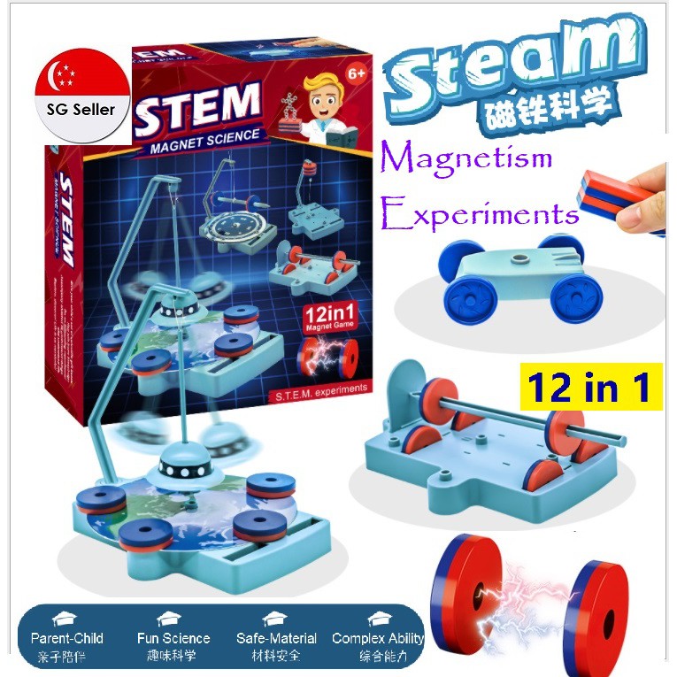 Science Experiment Kit for Primary School kids STEM 12 in 1 DIY Set English