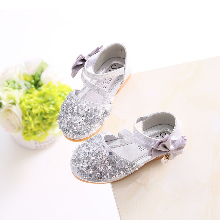 Princess Girls Shoes Diamond Children Sneakers Kids sequins Flat Dancing Shoes