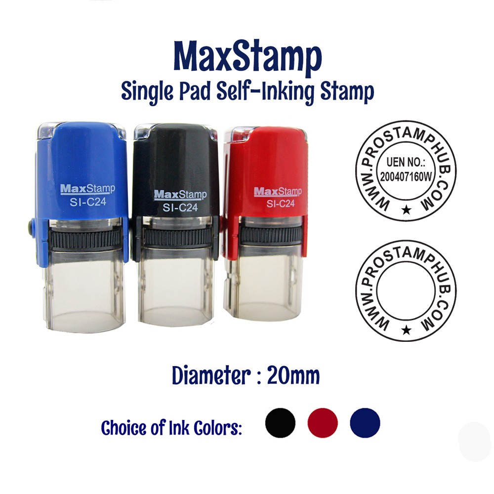 MaxStamp Red Ink Self-Inking Incomplete Homework Stamp 