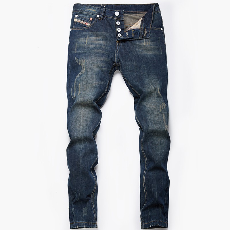 Straight Thin Models Slim Fit Loose Men S Jeans Classic Denim Men Jeans Long Male Jeans Men Pants Blue Shopee Singapore