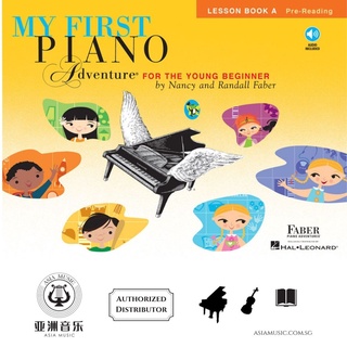 AUTHORIZED DISTRIBUTOR - HAL LEONARD - MY FIRST PIANO ADVENTURE Lesson Book A with Online Audio