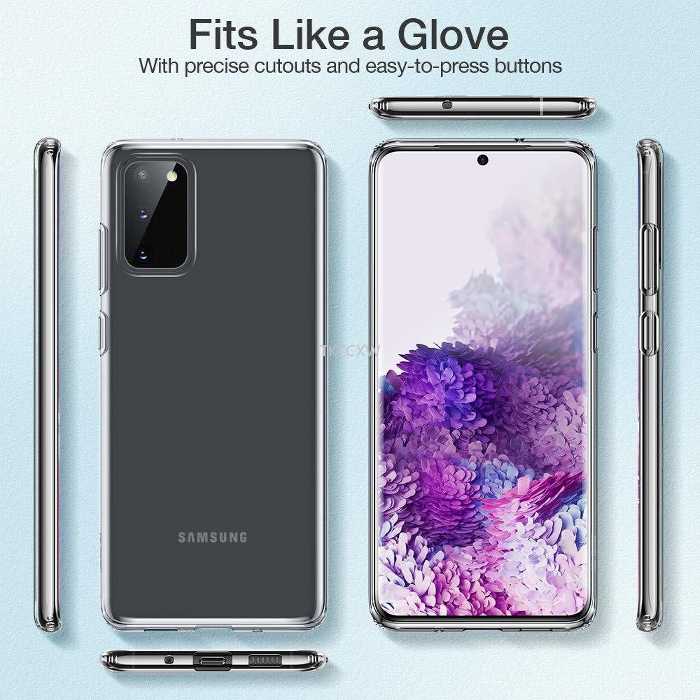 Samsung Galaxy S20 Ultra S20 FE S10 S9 S8 S7 S6 Edge Plus S5 Mini S10 5G S10e S10 Lite Ultra Thin Clear Phone Case Transparent Soft TPU Silicone Back Cover