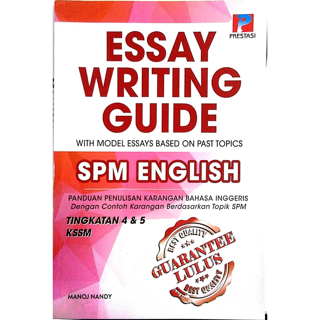 Ready Stock Educational Book Essay Writing Guide Spm English Form 4 Form 5 Spm Buku Latihan Bahasa Inggeris Shopee Singapore
