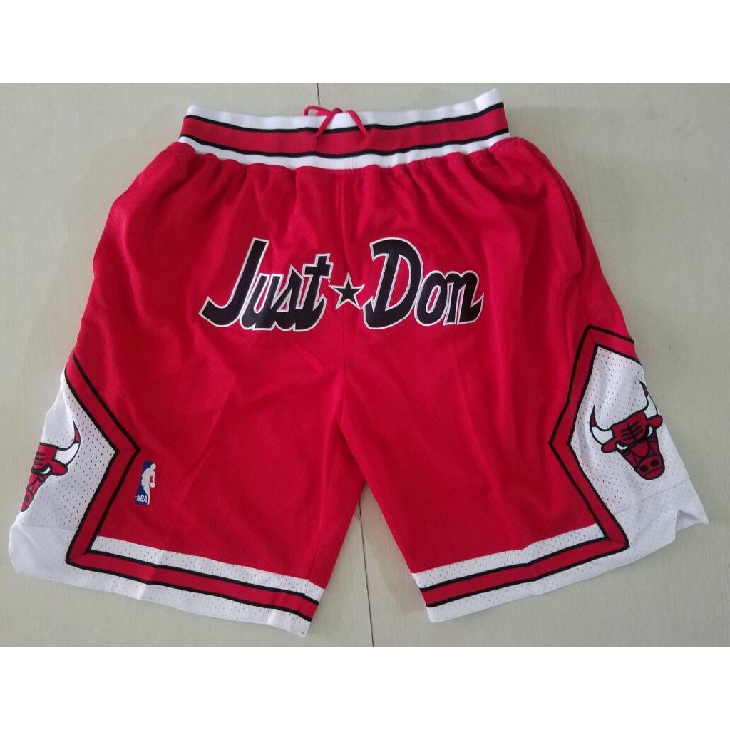 just don bulls shorts red