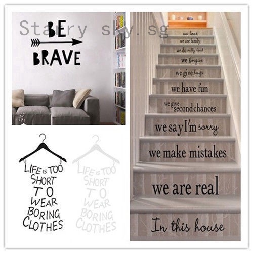 Home Decor English Saying Kitchen Rules Wall Sticker Pvc Decal For