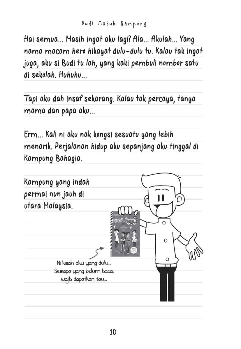 Siri Novel Graphics Budi Enter Kampung Novel Children Teens Shopee Singapore