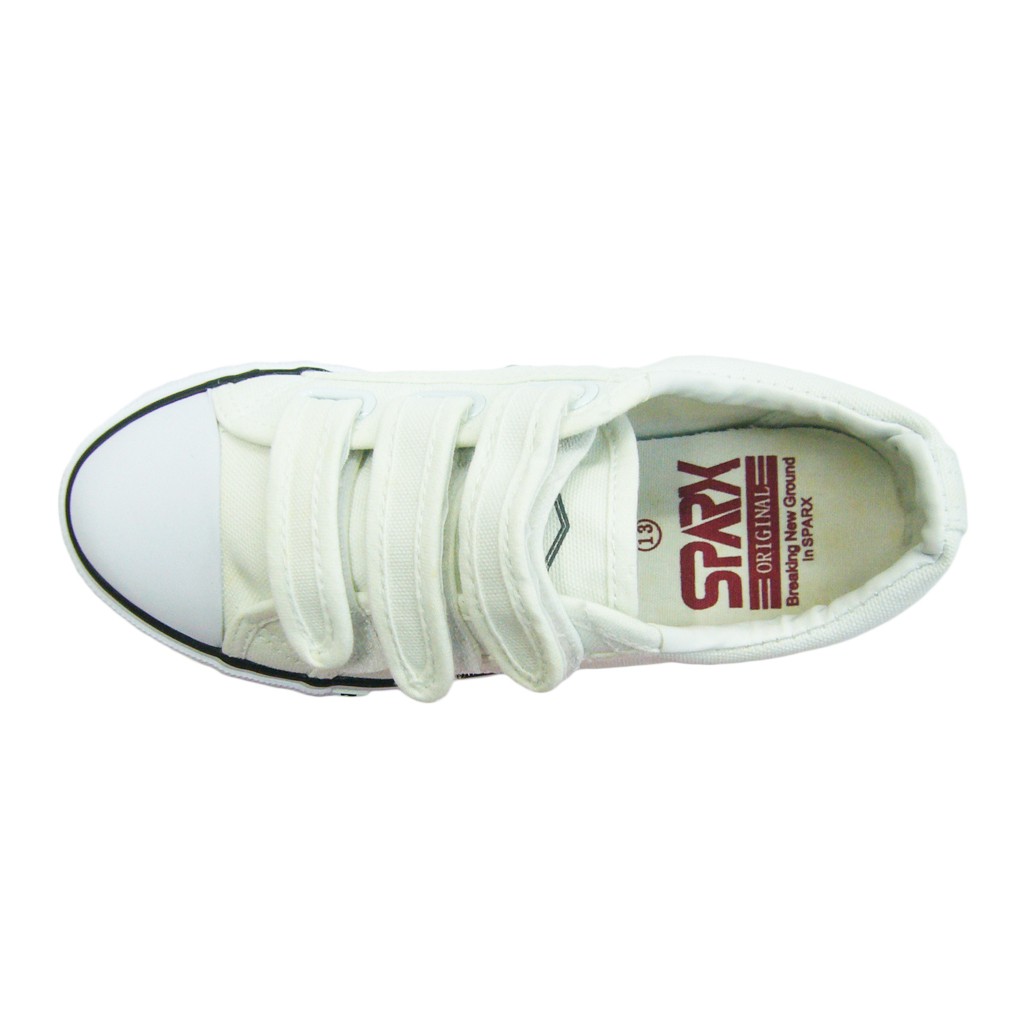 sparx white school shoes