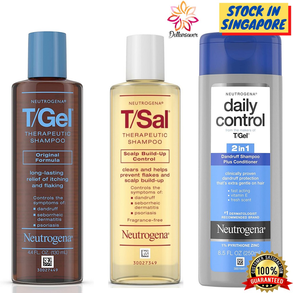 Neutrogena Anti Dandruff Shampoo T Gel Daily Control Tgel Therapeutic Tsal Therapeutic Shopee Singapore