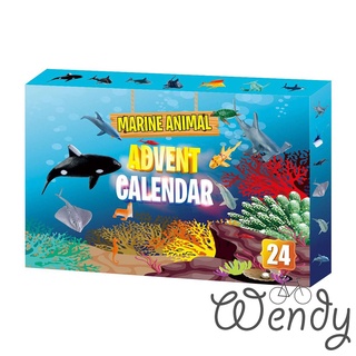 Wendy 2020 Christmas Advent Calendar 24PCS Marine Animal ...