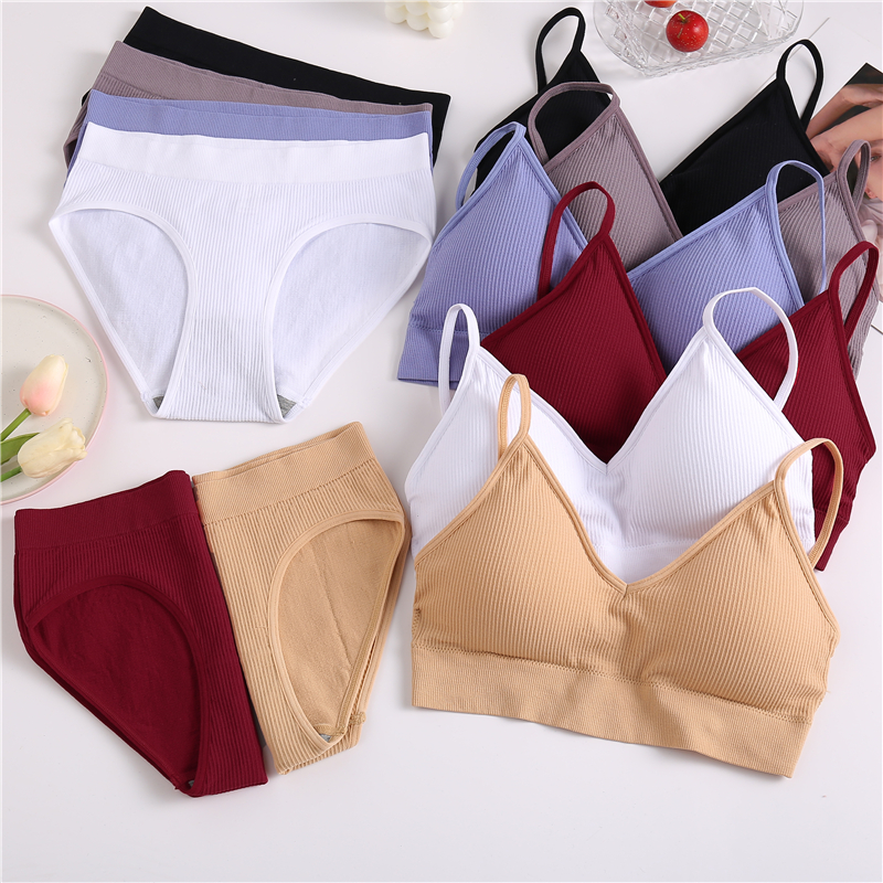 wireless bra and panty sets