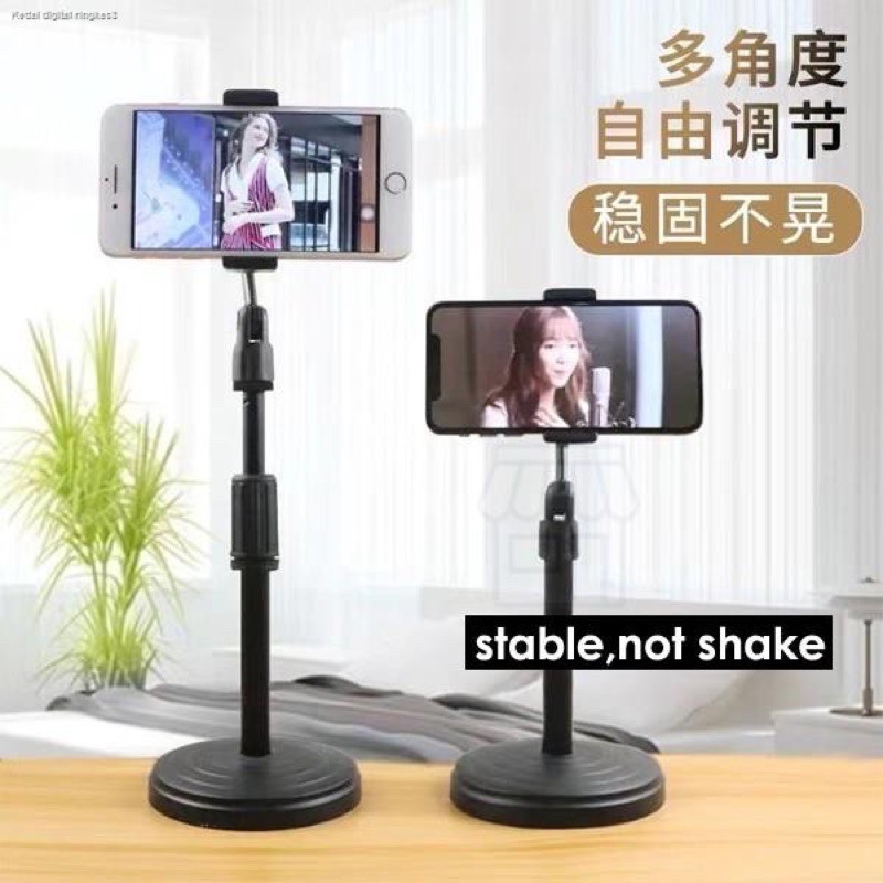 Smartphone Live Show Desktop Stand Phone Holder Stand Clip & Grip | For Gaming Movie Streaming, Social app