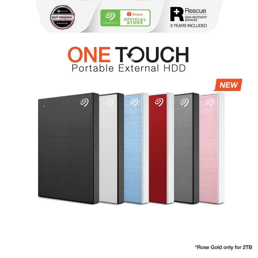 Seagate NEW One Touch External Hard Drive / Hard Disk / HDD upgraded