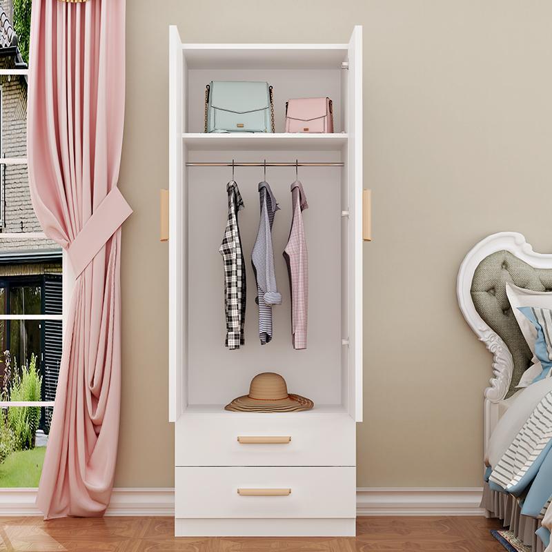 Modern Minimalist Home Bedroom Children S Single Door Wardrobe With Door Simple Assembly Cabinet Shopee Singapore