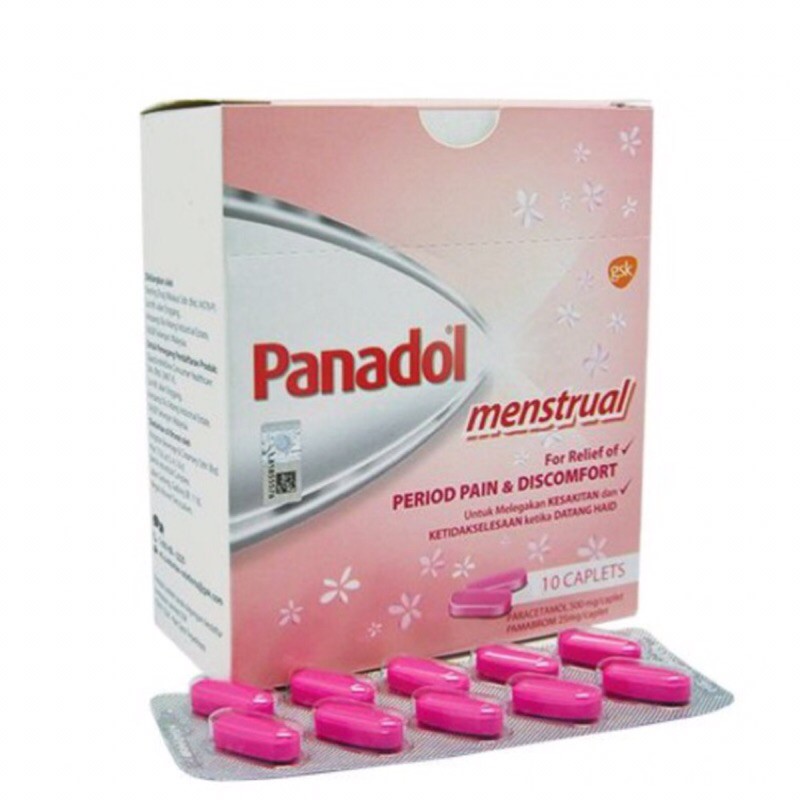Panadol Menstrual 10 Capsules Import Shopee Singapore