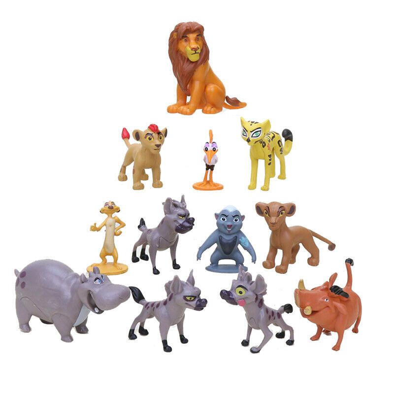 The Lion King Simba Mufasa Pumbaa Movie Action Figure Doll Toys Kids Gifts 12PCS 