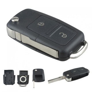 3 Buttons Remote Replacement Car Flip Key For Volkswagen Shopee Singapore