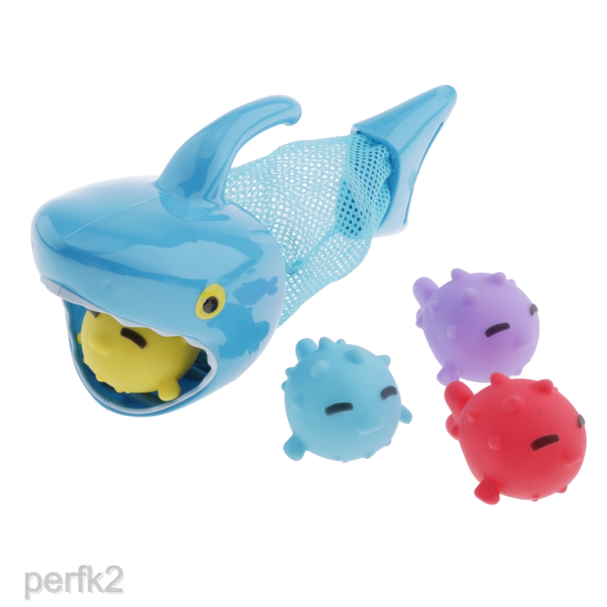 shark grabber bath toy