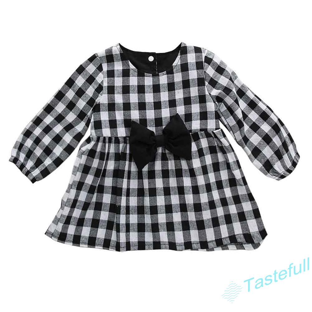 black and white checkered dress toddler