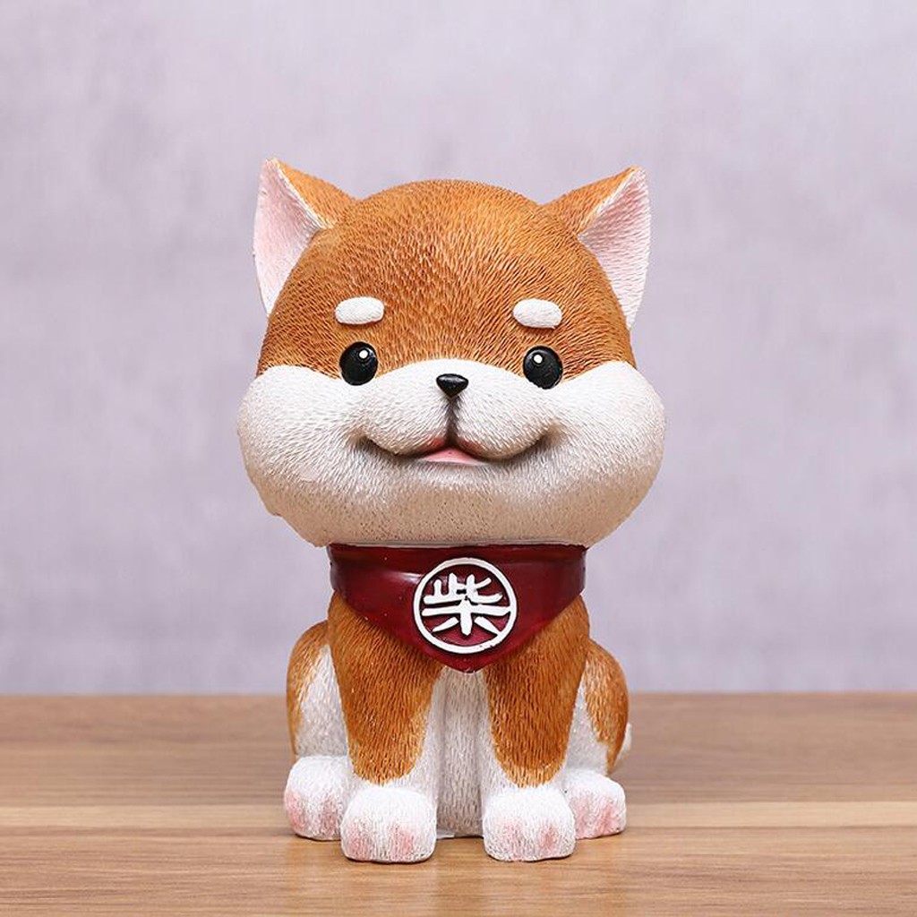 Piggy Bank Shiba Inu Shaped Coin Cartoon Coin Saving Box ...