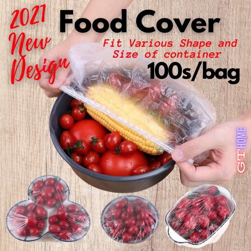 Food Grade Plastic Food Wrap Cover Kitchen Food Storage Cover Easy to Use