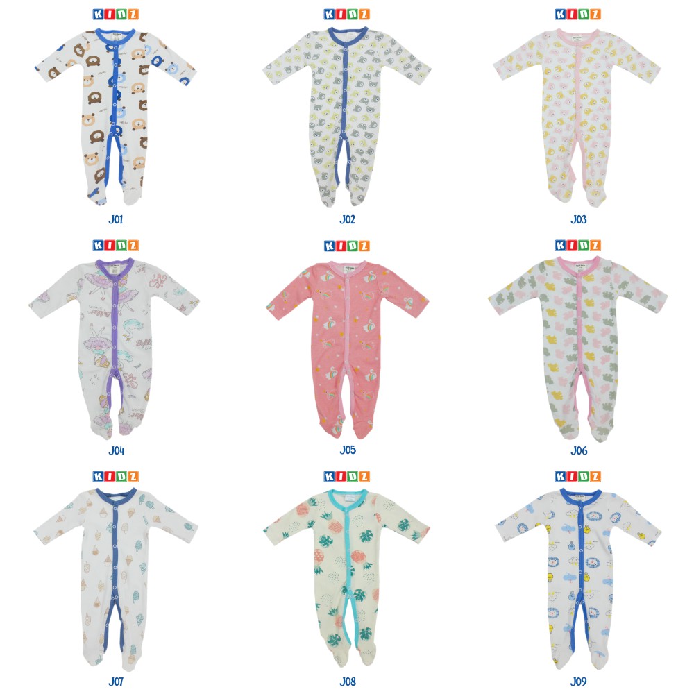 KIDZ Jumper 1 Baju Bayi Cotton Rompers Jumpsuits Baby KIDZ Jumper 1 Baju Bayi Cotton Rompers Jumpsuits Baby