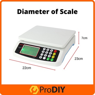 30kg / 40kg Digital Weight Scale Price Computing Food Meat Produce Auto Off Convenient Precise Save Power ( DY-580 )厨房秤 #7