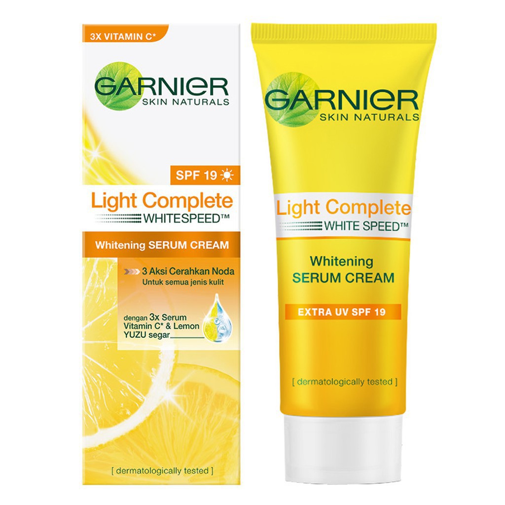 Idk Garnier Light Complete Whitespeed Spf19 Spf36 Whitening Serum Cream 20ml Shopee Singapore