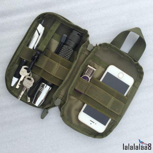 Almencla Accessory Bag Outdoor Sports Bag Pouch Molle Waist Pack Bum Bag Belt Pouch 
