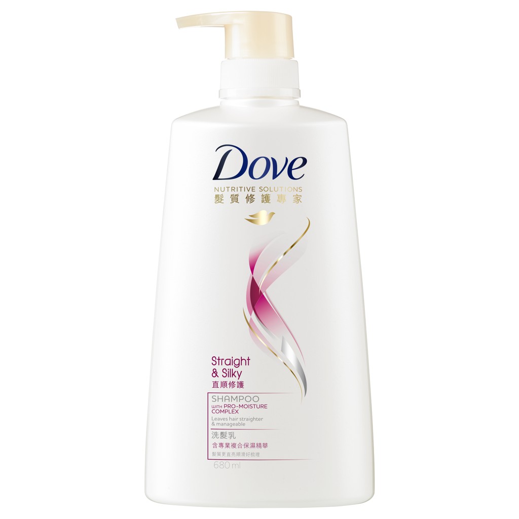 Dove Hair Nutritive Solutions Straight And Silky Shampoo 680ml Shopee Singapore