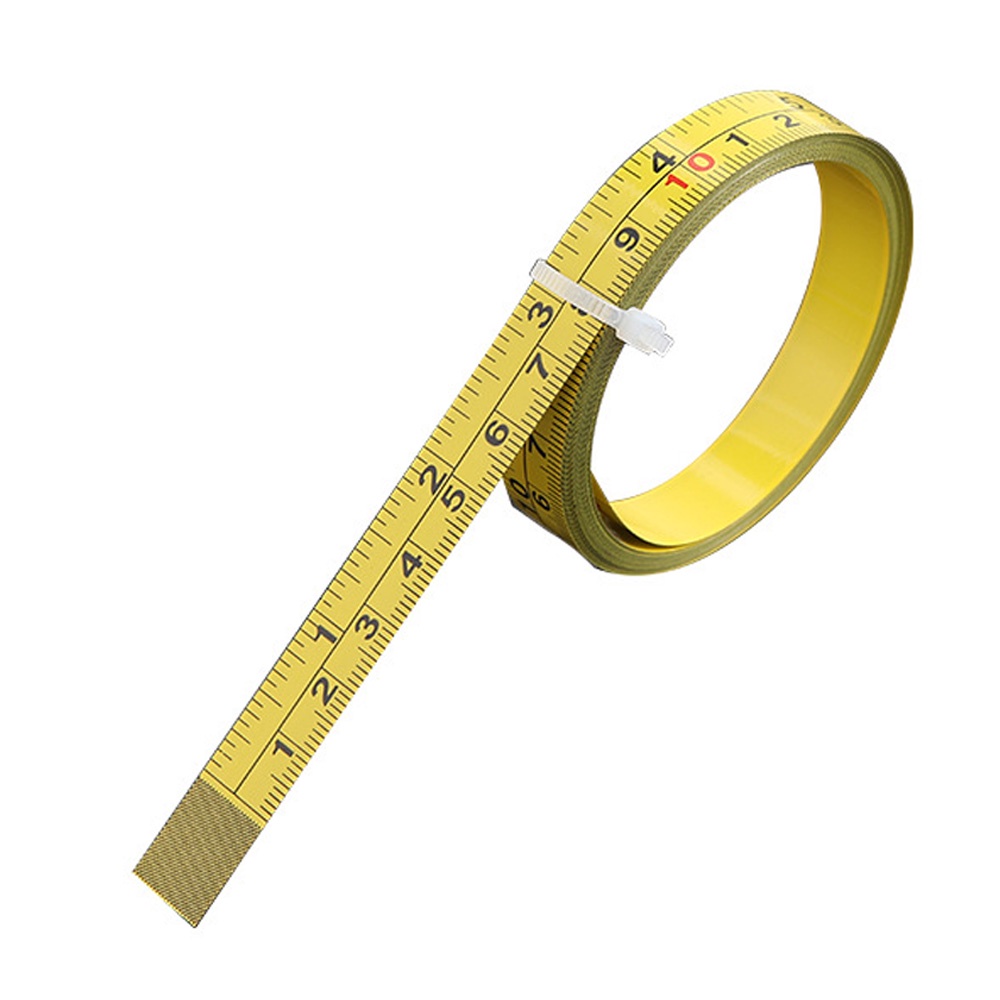 SelfAdhesive Measuring Tape Steel Workbench Ruler with Double Scale mm