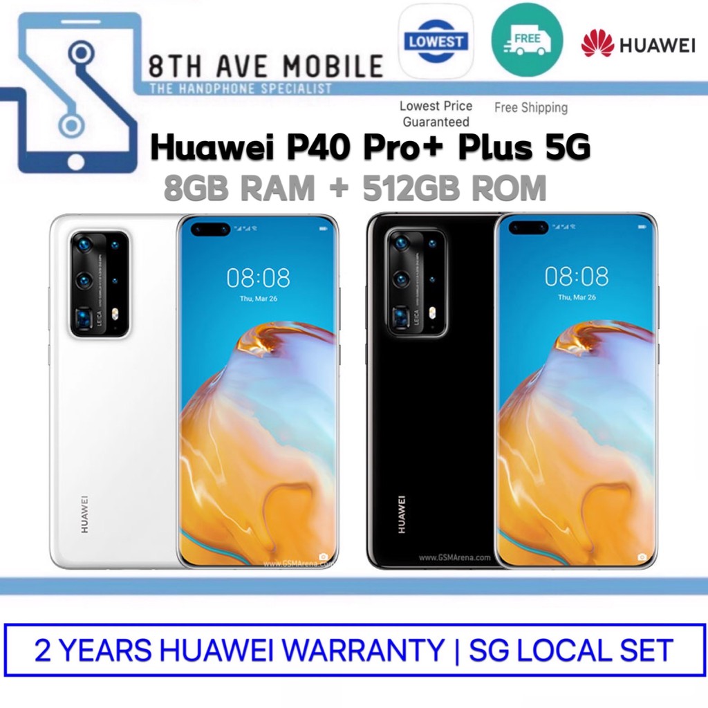 Huawei P40 Pro+ Plus 5G | P40 Pro 5G | P40 5G | 8GB RAM + 512GB ROM ...