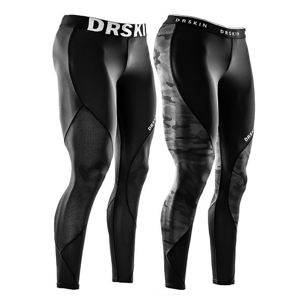 compression tights under shorts