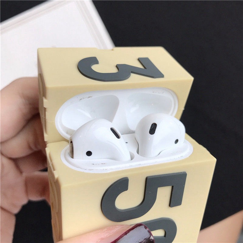 Airpods 1 2 pro 3D Yeezys Air 350 Boost Shoe Box Headphone Cases For Apple 1/2 pro Silicone Earphone Cover | Shopee Singapore