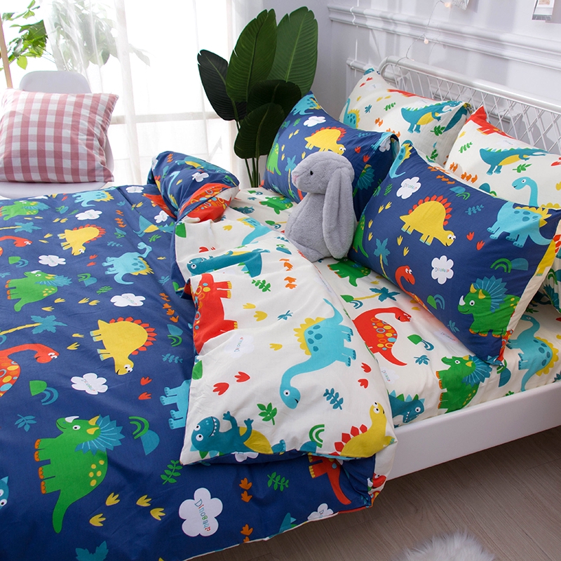 dinosaur single quilt cover