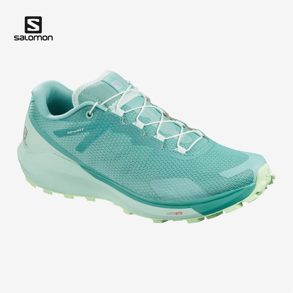 Salomon Women Sense Ride 3 Trail Running Shoes - Morn/Patina Green | Shopee Singapore