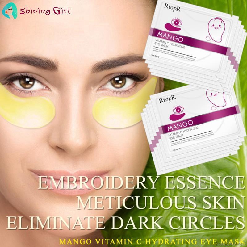 Hydrating Eye Mask Reduce Dark Circles Under Eyes Wrinkles Anti Aging Vitamin C Eye Pad Shopee Singapore