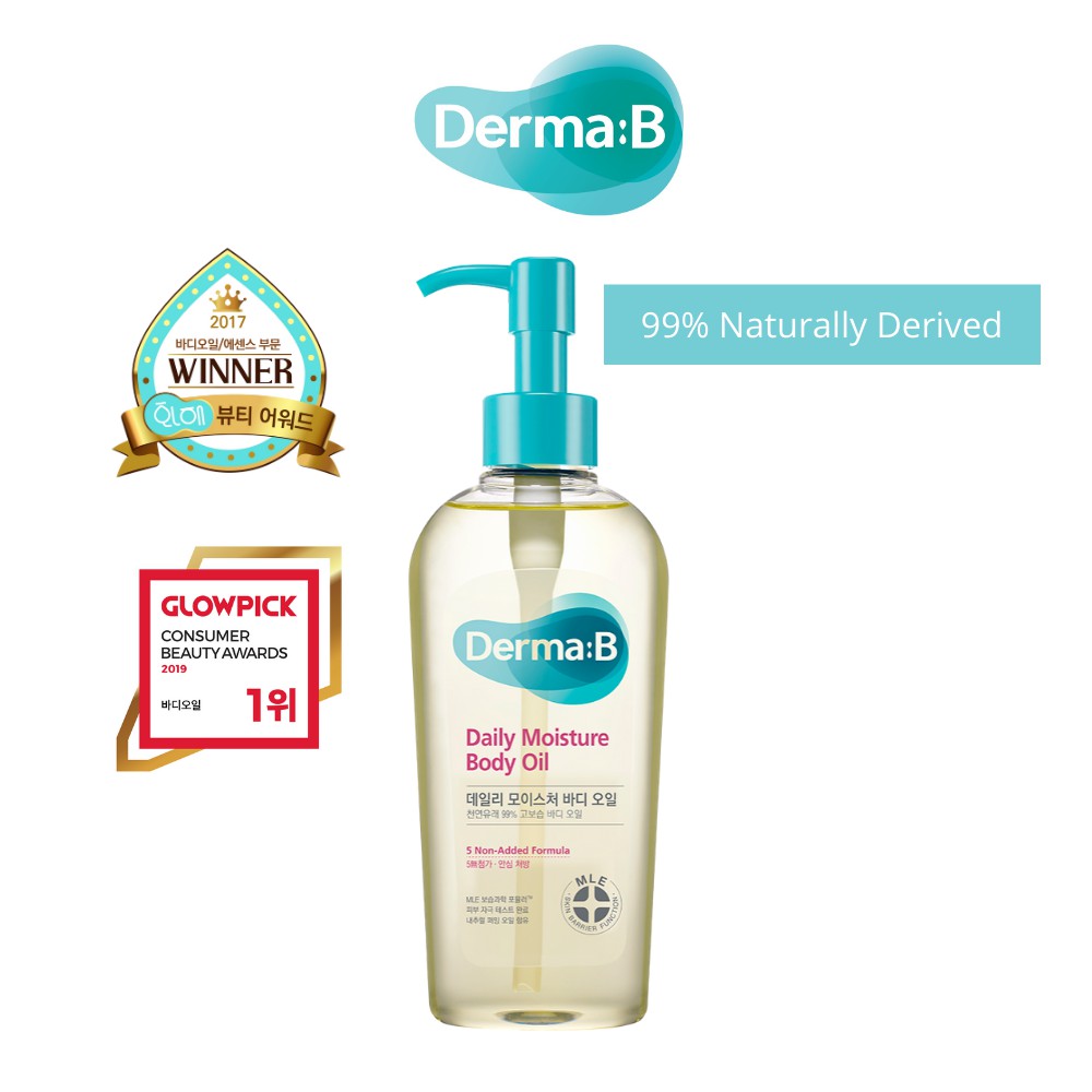 derma b body oil