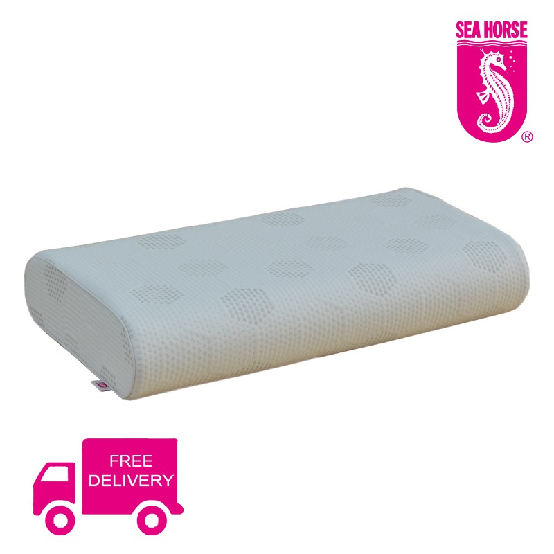 Sea Horse Memory Foam Pillow Mem F 100 Free Delivery Shopee