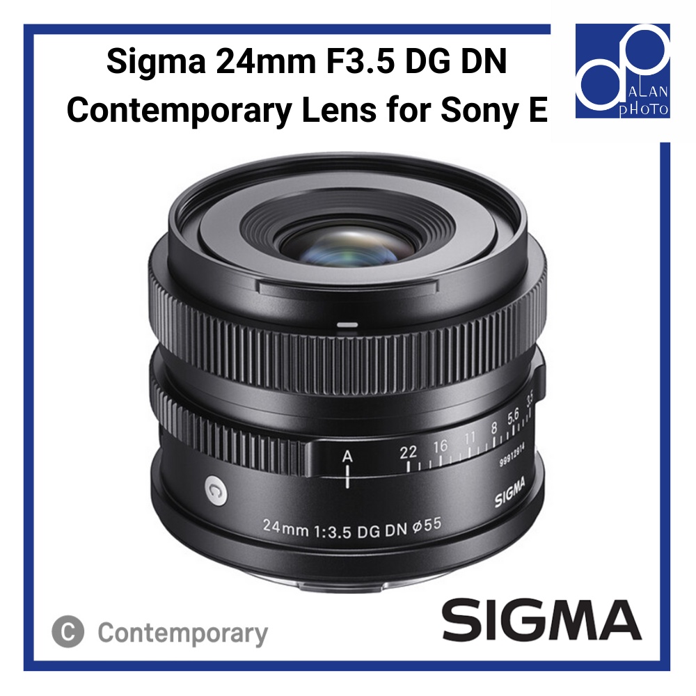 Sigma 24mm F3.5 DG DN Contemporary Lens for Sony E (Local 2 Years
