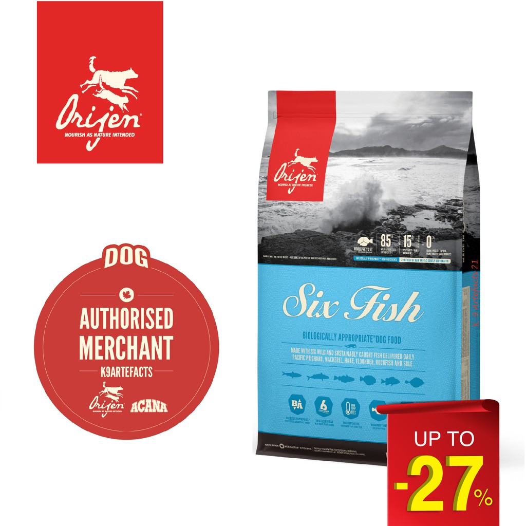 Orijen Six Fish Dog Food Shopee Singapore