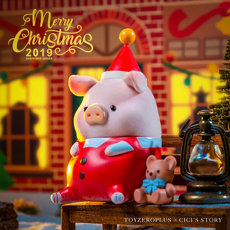 Blind Box Spot Canned Pig LULU Pig Christmas Series Set Hand-made Trend ...