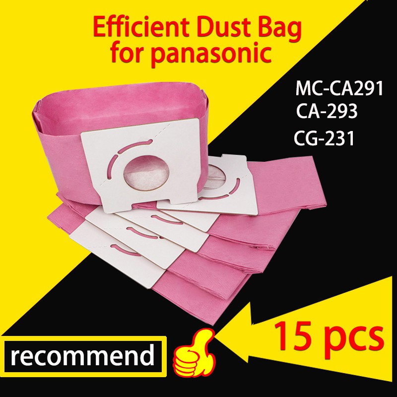 15pcs Panasonic Type c13 Vacuum Universal Replace Vacuum Cleaner Bags