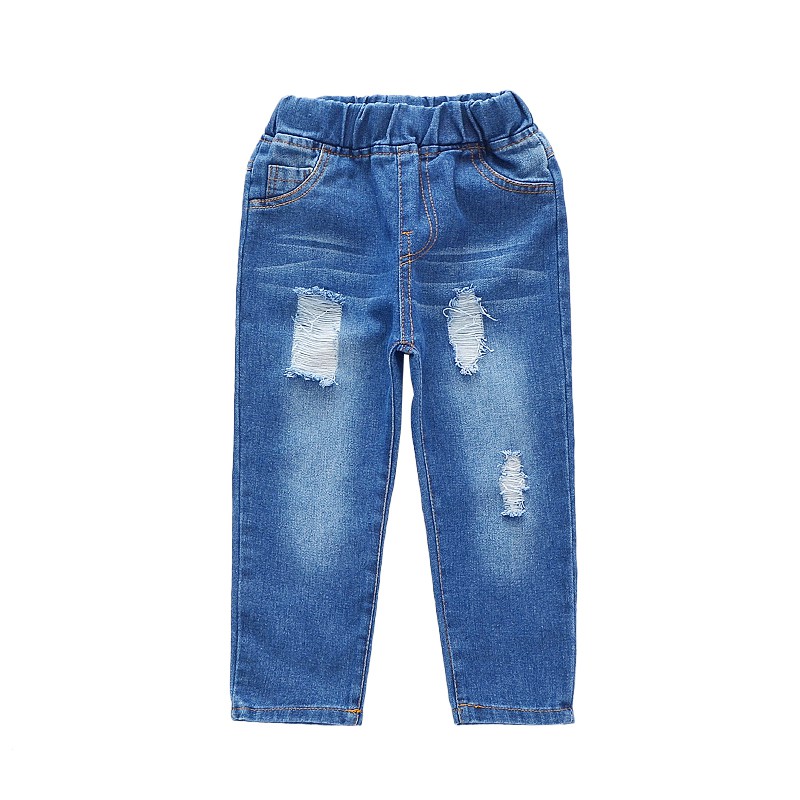 Ripped Jeans For Kids Korean Clothes For Boy 2019 Spring Simple Fashion 1 7t Shopee Singapore - ripped boy jeans roblox the best style jeans