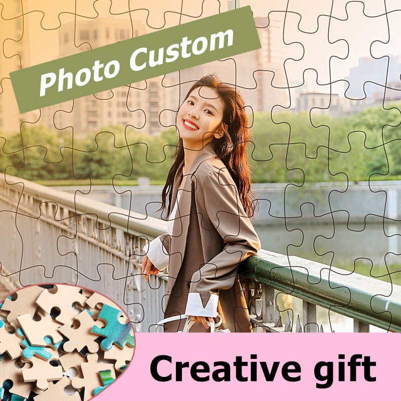 Photo gifts christmas Gift Personalised Photo Jigsaw puzzle,12/ 80/120 pieces