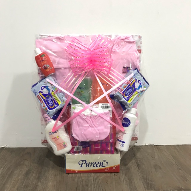 newborn baby girl gift hamper