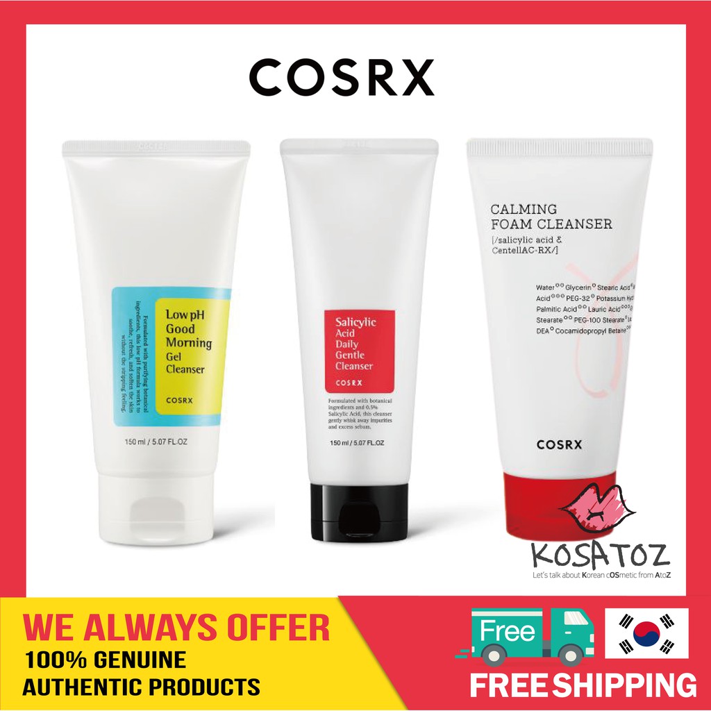 cosrx salicylic acid daily gentle cleanser percentage