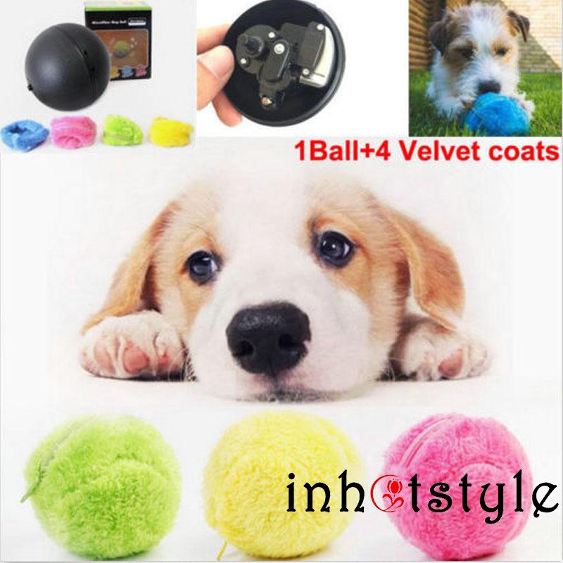 automatic rolling ball dog toy