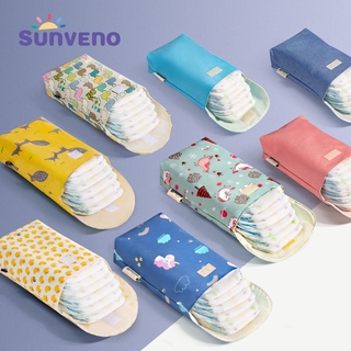 Sunveno Portable Waterproof Printed Outdoor Mummy Storage Bag Travel Diaper Bag
