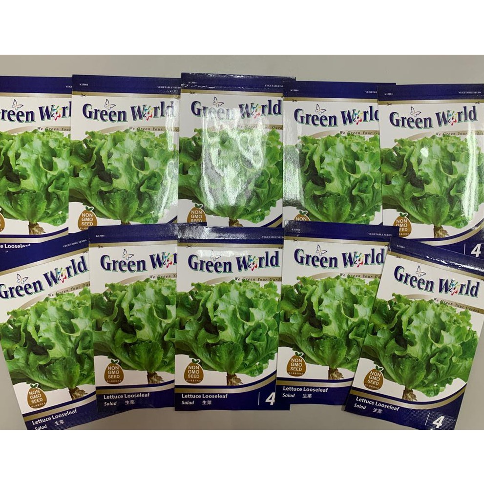 Salad Green World Genetics 10gm Shopee Singapore