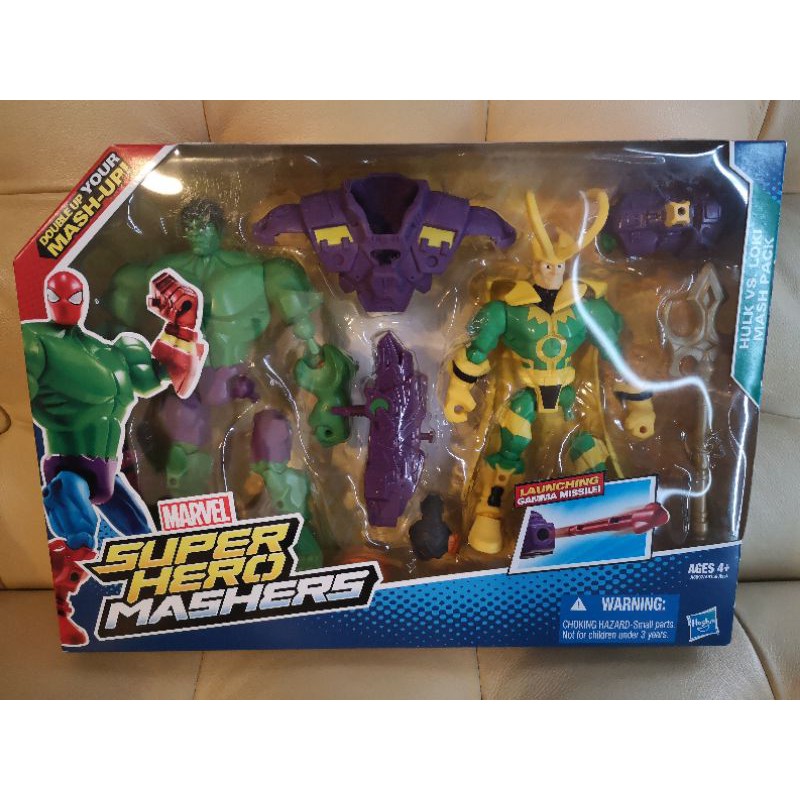 hasbro super hero mashers